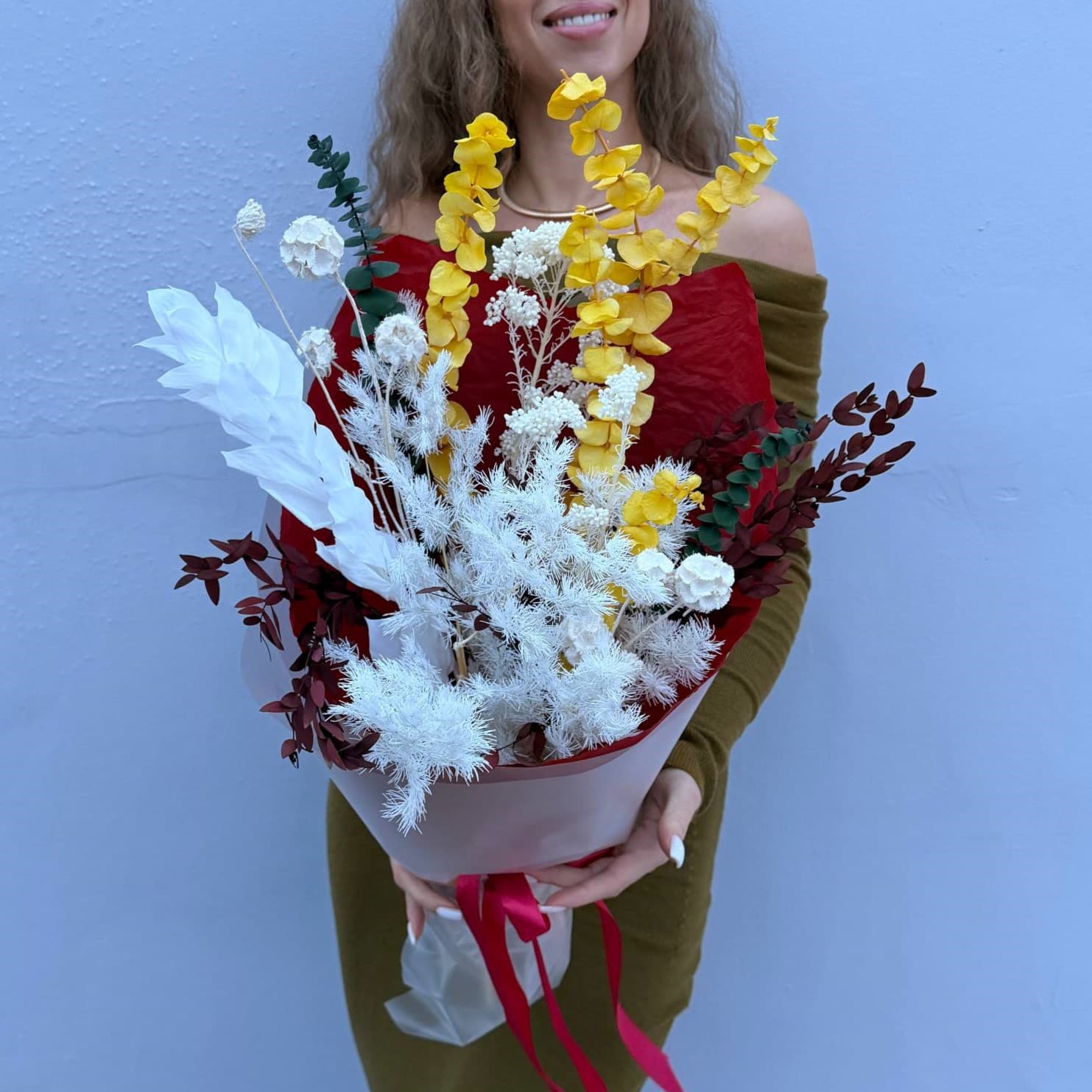 Букет из сухоцветов "Осенняя симфония"